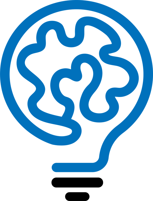Top of Mind Marketing lightbulb logo
